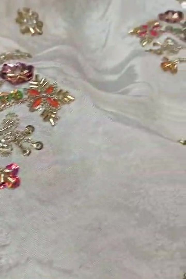 Ivory Multicolour Sequin Sprays